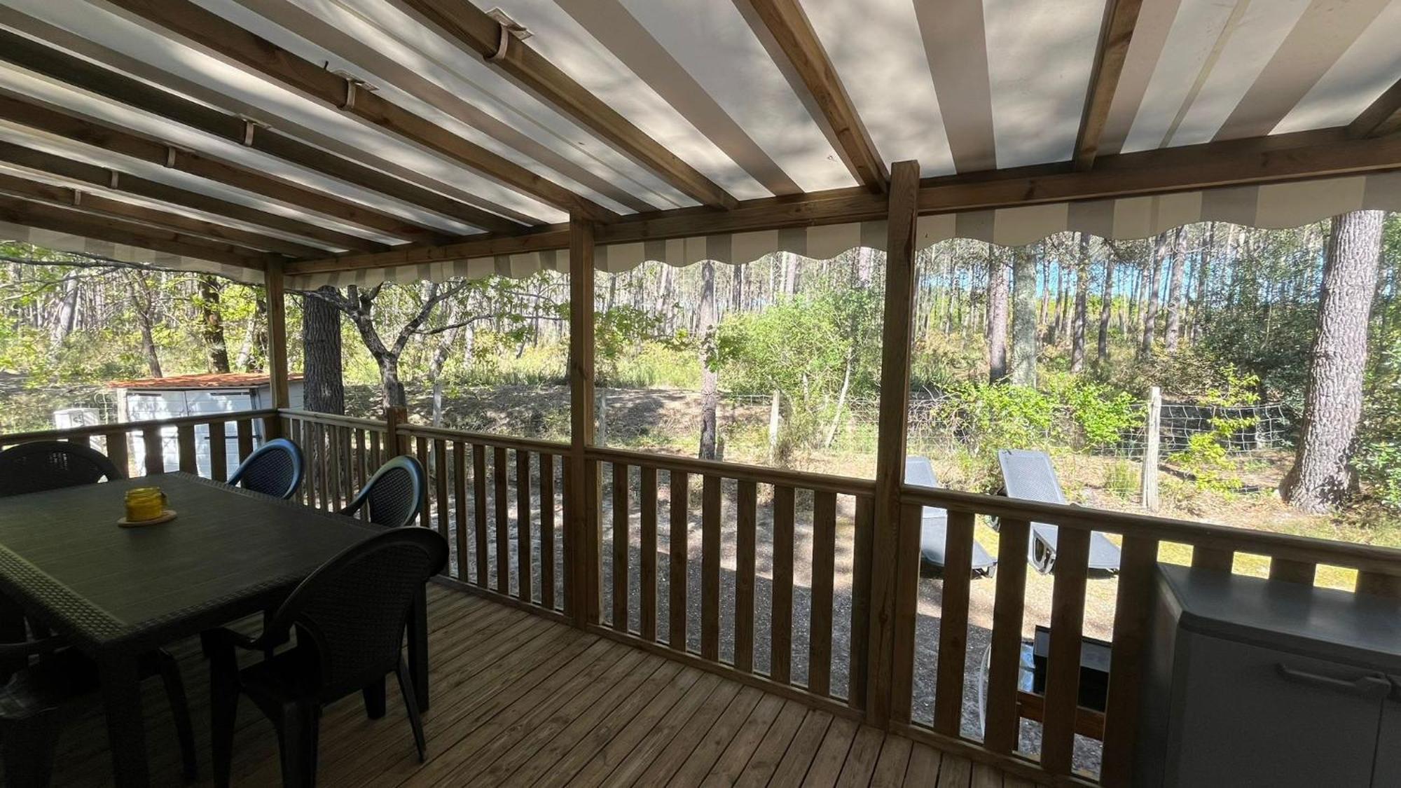 Sbvacances Mobil Home 3Ch 2Sdb Sur Magnifique Emplacement Avec Vue Sur La Foret Des Landes Saint-Julien-en-Born Eksteriør bilde